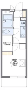 レオパレス有朋【2階】の間取り