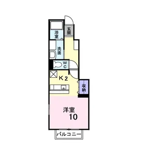 ブリアンS.1【1階】の間取り