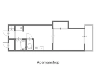グリーンパーク庚午【302号室】の間取り