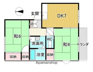 メゾン東浄【2階】の間取り