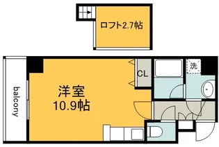 T.M. 住吉ビル【7階】の間取り