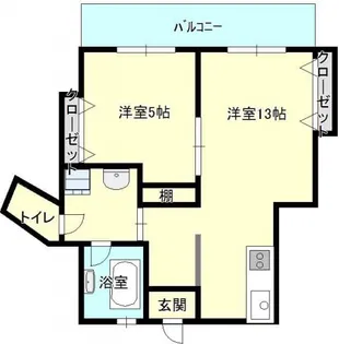 平和ビル【903号室号室】の間取り