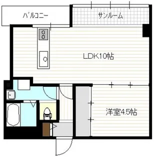 坪井ビル【403号室号室】の間取り