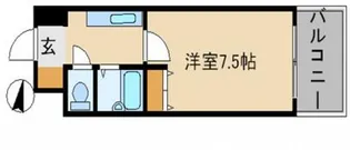 セレッソ竹原【208号室号室】の間取り