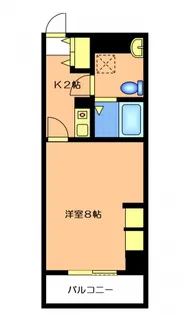 LA SHANTI 本川【4階】の間取り