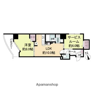 ヴィラ博丈(旧VELOCEⅠ)【4階】の間取り
