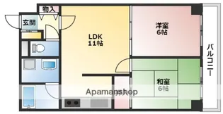 メゾンドタナカ【3階】の間取り