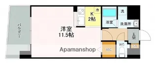 サムティレジデンス平和大通り【5階】の間取り