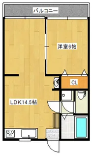 デュウオコート東雲本町【303号室号室】の間取り