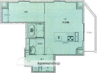 CREST CENTRAL BLDG.【11階】の間取り