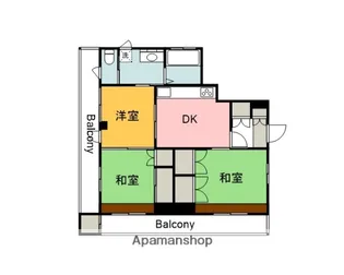 コーポ吉岡【1階】の間取り