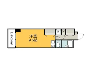 WAKO ILE BLANCHE【205号室号室】の間取り