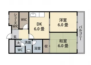 和光銀山レジデンス【405号室号室】の間取り