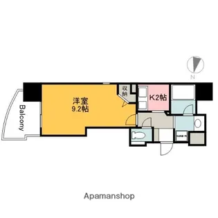 LUTELLA DANBARA【803号室】の間取り