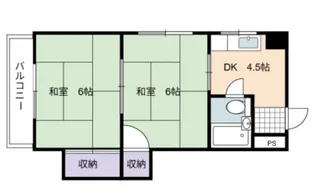 第5片山ビル【1002号室】の間取り