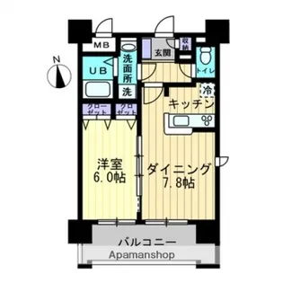 J・GRACE十日市【4階】の間取り