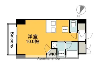 メゾン ド 銀山【5階】の間取り