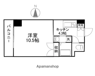 ベラ福本【7階】の間取り