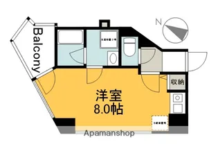 DOLCE竹屋町【4階】の間取り