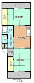 南観音プラウズ(旧コーポかわむら)【2階】の間取り