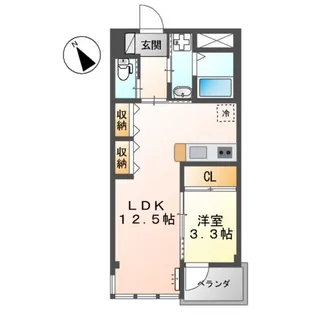 KK BLDG【1階】の間取り
