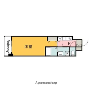 エイトバレー43平和大通り【8階】の間取り