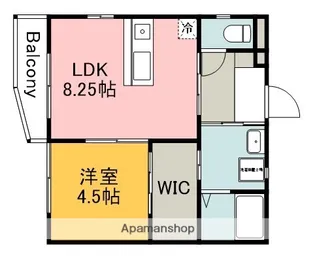 LAPORTE江波本町【2階】の間取り