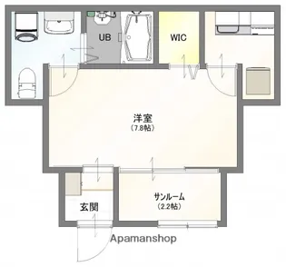 RAFFLES【1階】の間取り