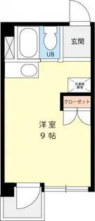 K’S COURT水道代込【202号室号室】の間取り