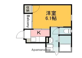 アザレア弐番館【1階】の間取り