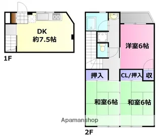横張ビル【1階】の間取り