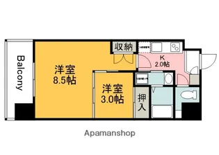 2Kの間取り画像