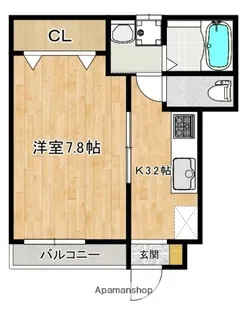 ラローザ【1階】の間取り