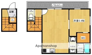 平野アパート【2階】の間取り