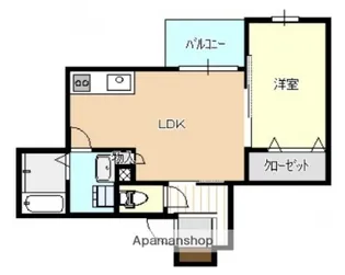 PALAIS広瀬北町【2階】の間取り