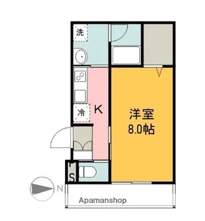 グラン羽衣【102号室】の間取り