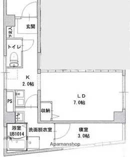 M TERRACE住吉【4階】の間取り