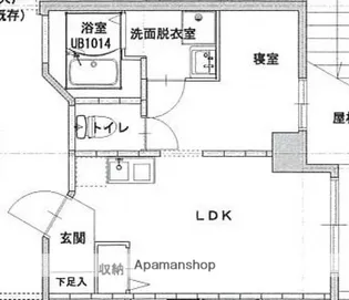 M TERRACE住吉【201号室】の間取り