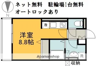 LE DOME西霞【1階】の間取り