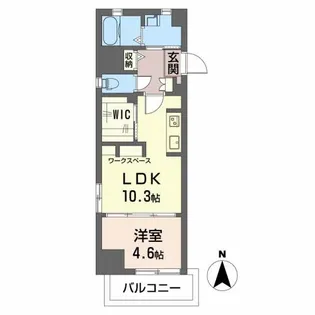 グレースコート【0603号室】の間取り