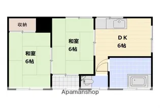 小町荘【1階】の間取り