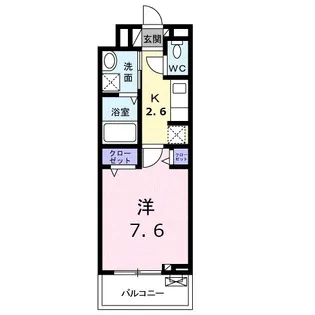 二番館【3階】の間取り