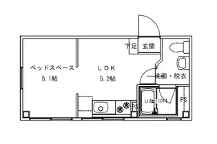 マリアンテ【202号室号室】の間取り