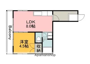 広島セントラルビル【2階】の間取り