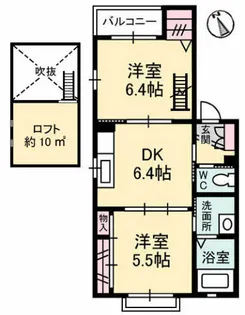 SAPHIR(サフィール)【2階】の間取り
