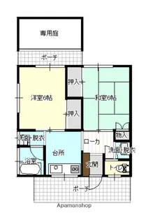 森田アパート【1階】の間取り