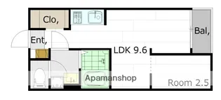 M TERRACE江波二本松【2階】の間取り