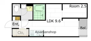 M TERRACE江波二本松【2階】の間取り
