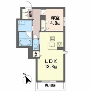 TAGAWA【1階】の間取り