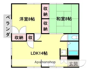 生駒ビル【4階】の間取り